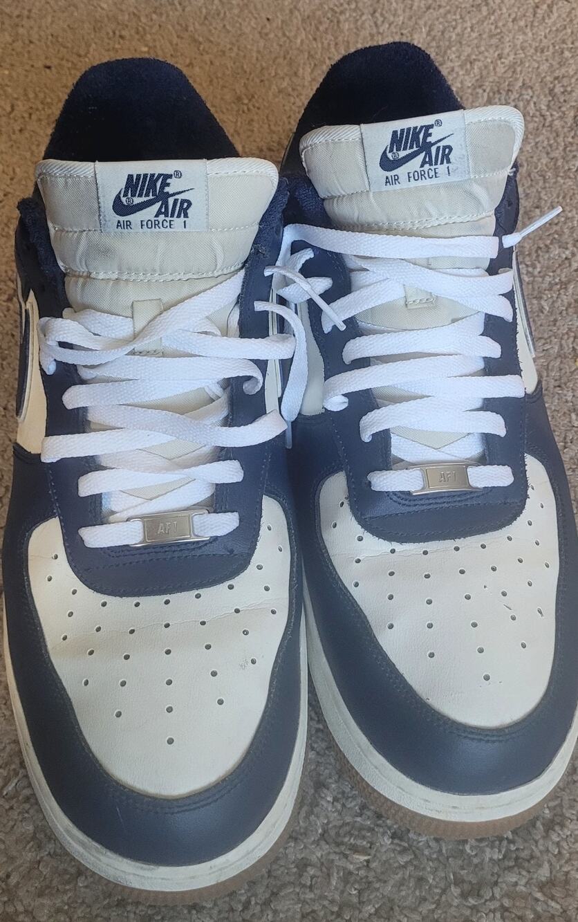 Size 14 - Nike Air Force 1 '07 LV8 College Pack - Midnight Navy